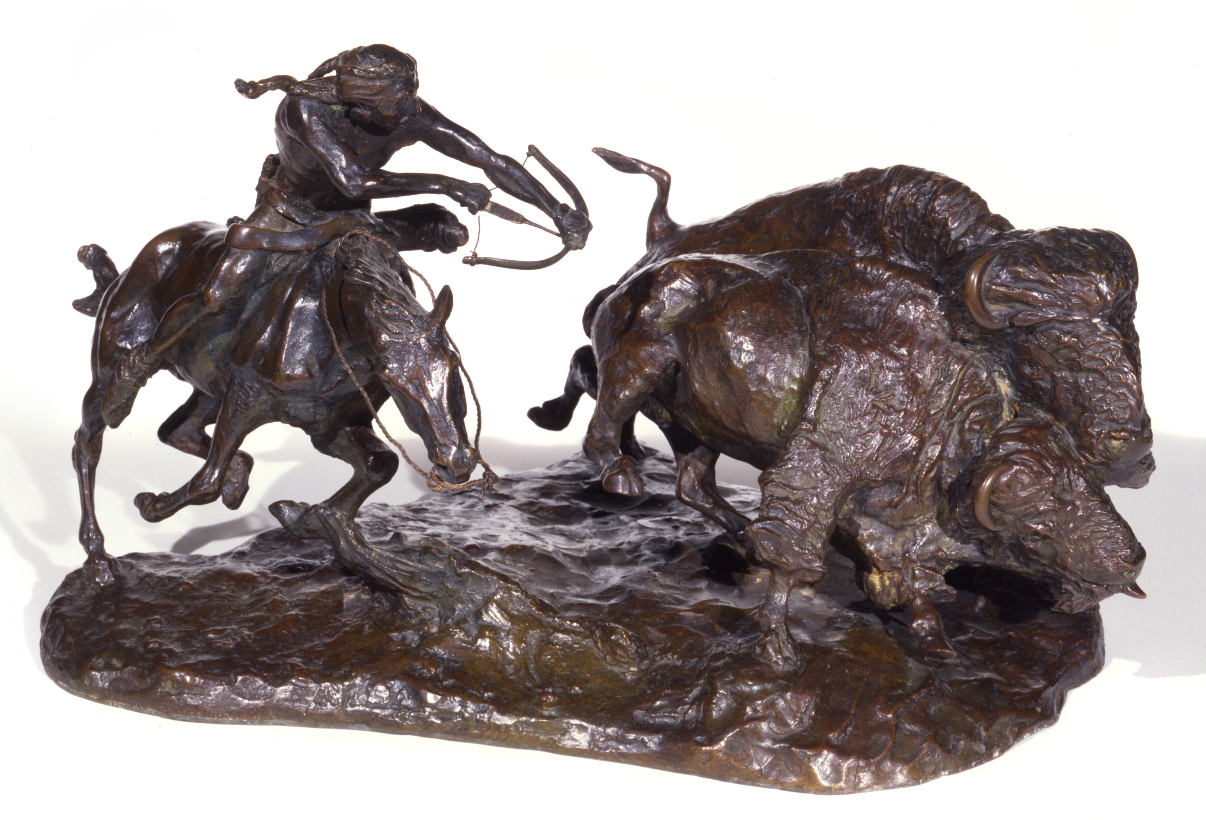 The Buffalo Hunt / Charles Marion Russell - Gilcrease Museum